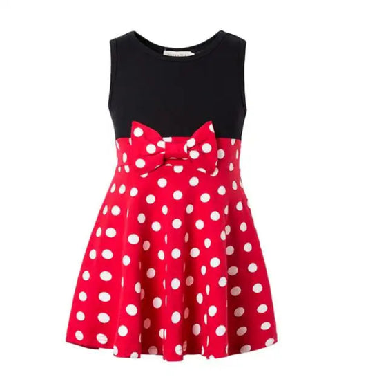 Dots and Bows Swing Dress